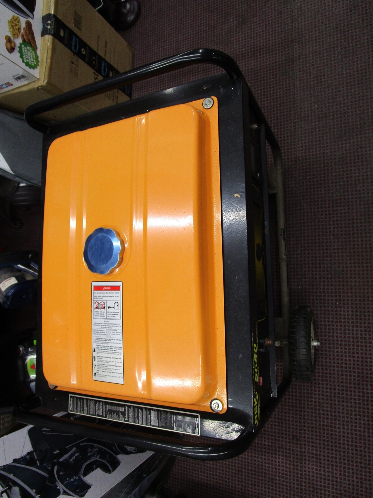 DEK 5650 GAS GENERATOR HEAVY DUTY POWER EQUIPMENT BARELY USED eBay