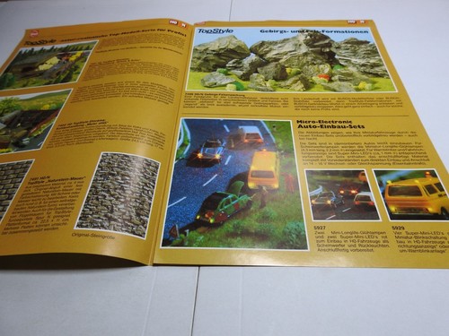 Busch Modellbahn Zubehör Eisenbahn Modellbau Prospekt 1985 - Bild 2 von 4
