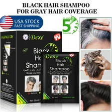 Hair Dye Color Shampoo Instant Fast Permanent Darkening Natural Herbal Dye Color