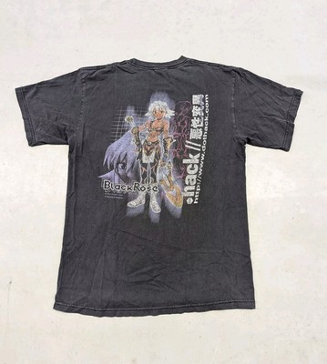 2002 Dot Hack Black Rose Bandai Promo t-shirt