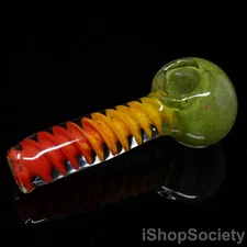 4.5" Triple Color Tornado Tobacco Smoking Pipe Thick Collectible Pipes - P527B
