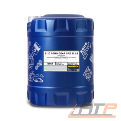 MANNOL 10 L LITER 8110 AGRO GEAR SAE 90 LS GETRIEBEÖL HYPOID MANUELL API GL-5