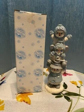 Encore Snow Buddies Crystal/Klondike Totem Pole Stacker #96063 with Box 2002