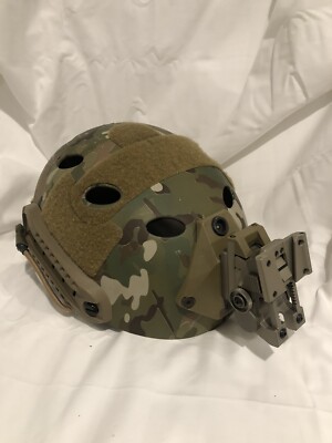 Ops Core Carbon Bump Helmet Multicam W/ Wilcox M/L