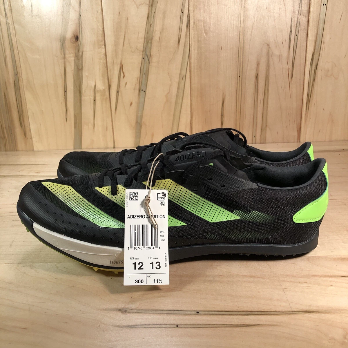 adidas Adizero Ambition Black Solar Green for Sale | Authenticity