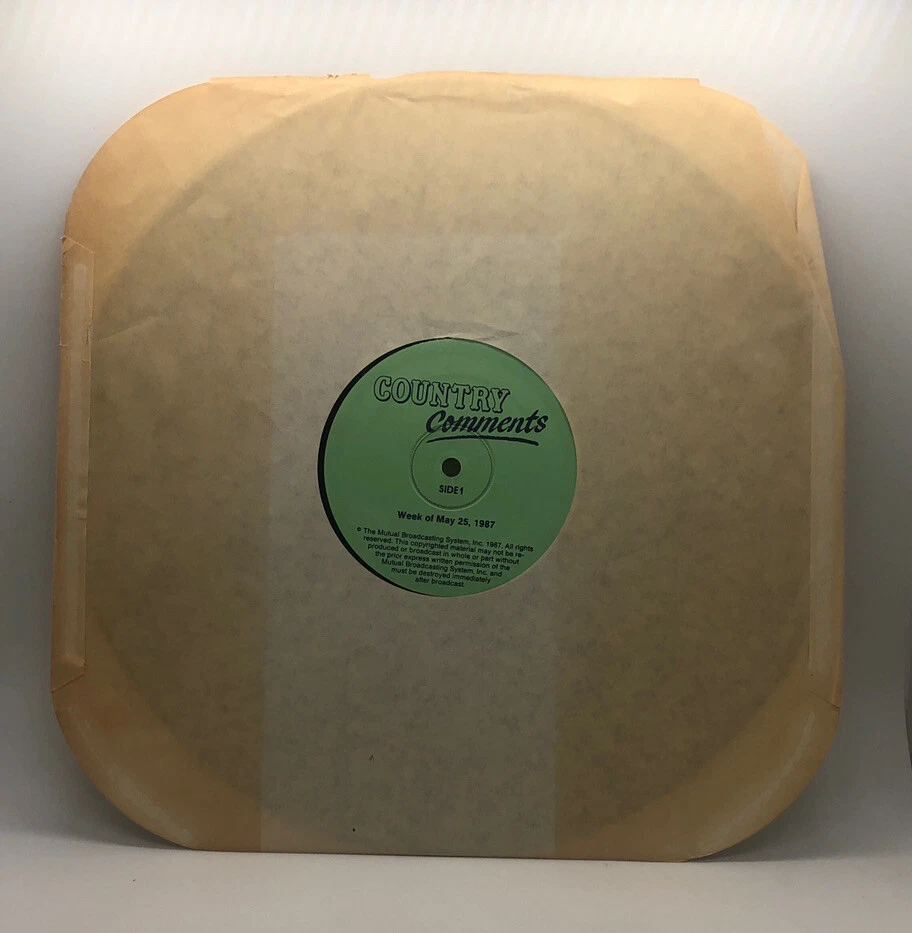 COUNTRY COMMENTS RADIO SHOW 5-25-1987 VINYL Sawyer Brown-Osmond-Tanya Tucker - Image 4 of 4