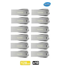 Sandisk Ultra Luxe 128GB Metal Flash Drive USB Thumb Drive (10 Pack)