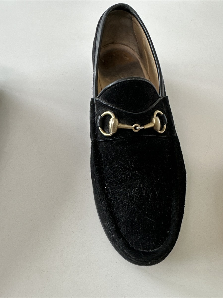 Gucci Horsebit Loafers Black Suede Gucci Size Men\'s 7D Gucci Horsebit Loafers Black Suede Gucci Size Men main image 2