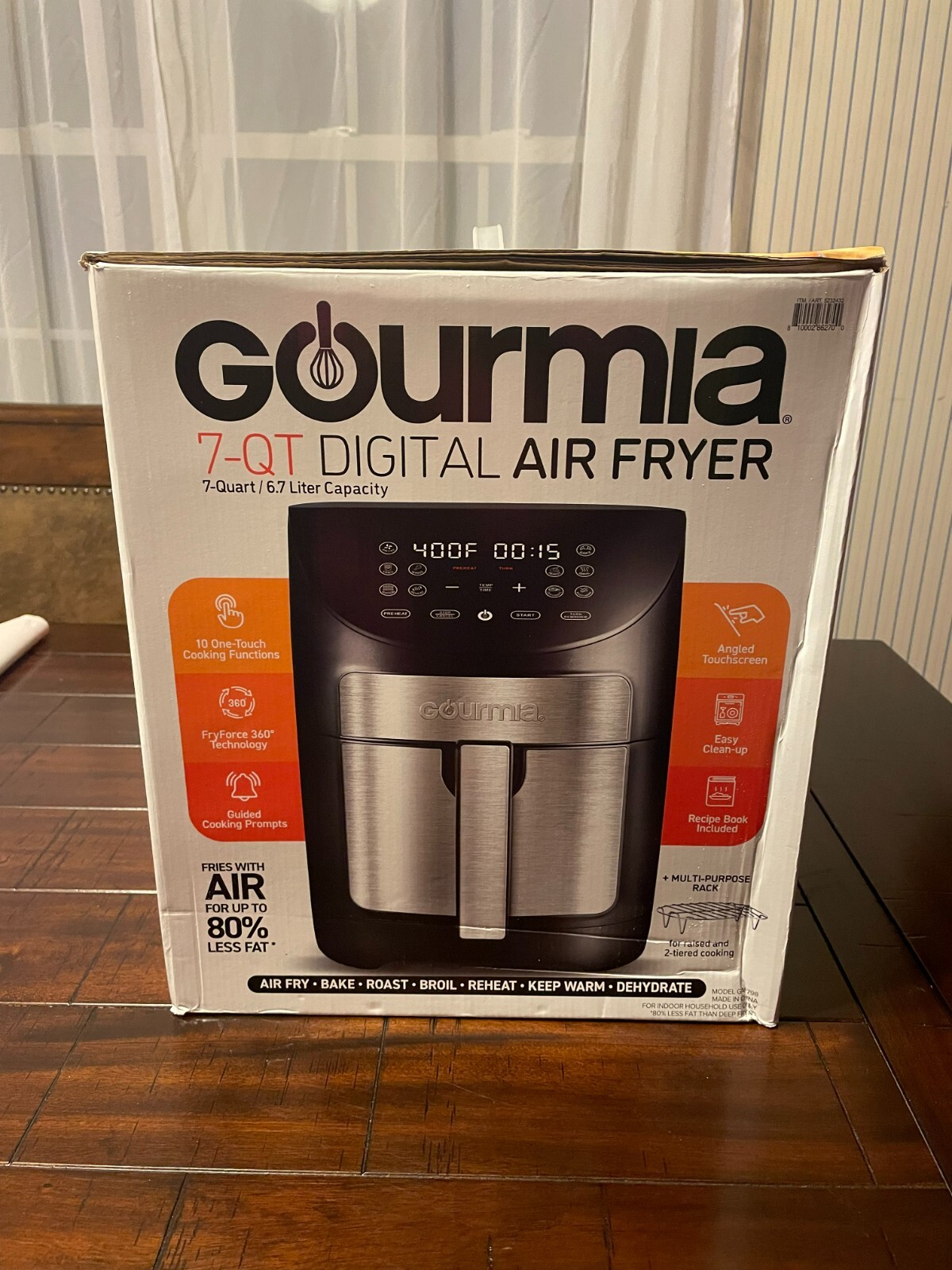 Gourmia GAF798 7 Quart Digital Air Fryer 810002862700 eBay