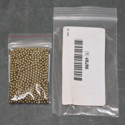 (1000) Thomson Brass Precision Balls 4RJR6, 1/8'', CDA 270, Grade 200, Bearing