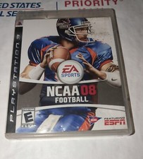 NCAA Football 08 PlayStation 3 TESTED - WORKING