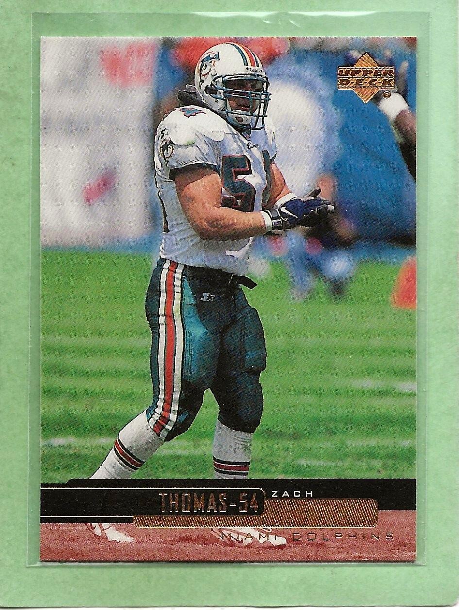 ZACH THOMAS - 1999 Upper Deck - #115 - Dolphins - Comb. Shipping - MINT