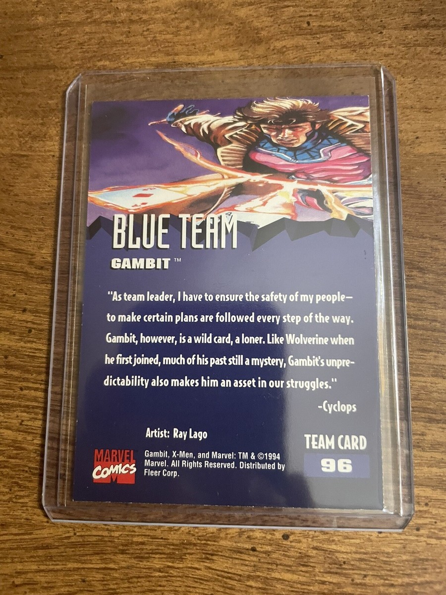 Gambit #96 1994 '95 Fleer Ultra Blue Card Marvel MINT