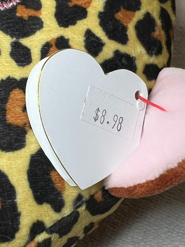 2021 TY Squish-a-Boos LIVVIE the Leopard Cushion Pillow Plush (Small Size 10") - Picture 7 of 9