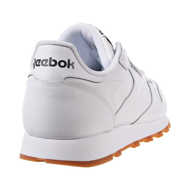 reebok classic leather trainers in white 49799