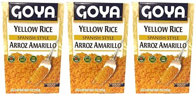 Goya Yellow Rice Spanish Style Fat Free 7oz | Arroz Amarillo Sin Gordura 198g...