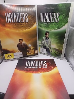 The Invaders Complete Season 1 & 2 Plus Bonus Disc - DVD - Free