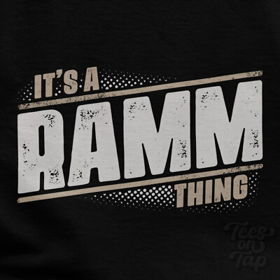 IT'S A RAMM THING T-SHIRT Name Nachname lustig Familie Geschenkidee