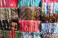 Vintage Silk Sari Saree Recycled Scarves Stoles Patchwork scarf Wholesale Lot 10