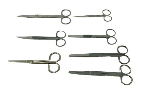 6 Assortiti Forbici Operativo 6.5" SH/SH SH/BL/BL CURVO BL - Foto 11