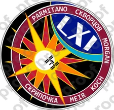 STICKER ISS Expedition 61