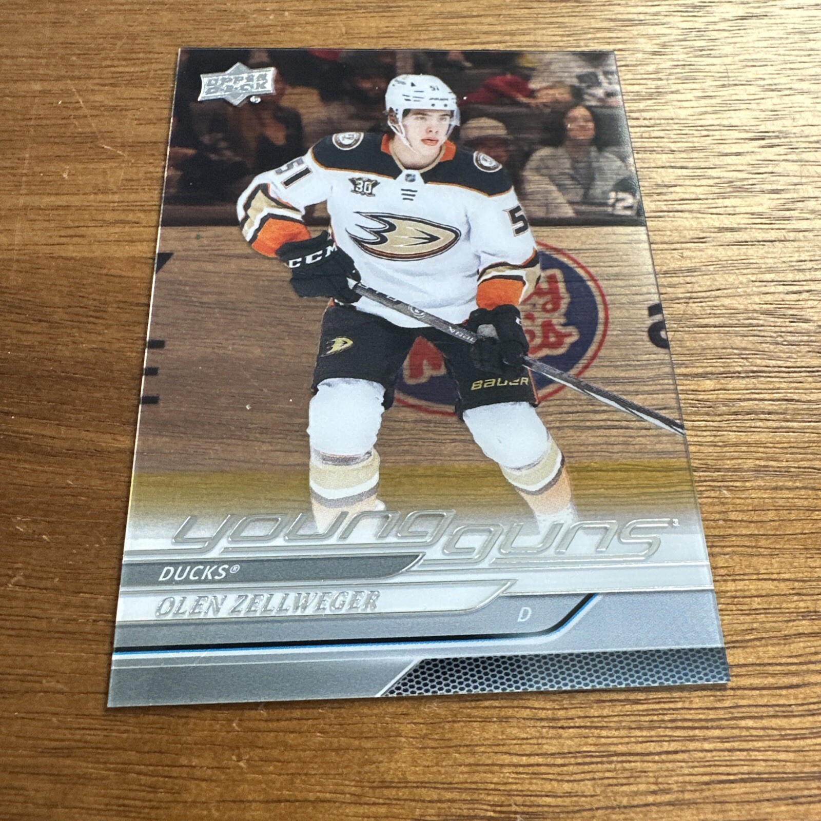 2024-25 Upper Deck Series 1 - Young Guns #236 Olen Zellweger (RC) Clear Cut