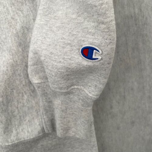 Harvard Sweater Adult Large Gray Champion Reverse Weave Pullover Sweatshirt Mens - Picture 4 of 10