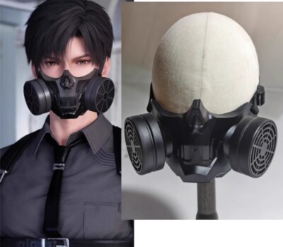 Love and Deep Space Respirator Mask Qin Che Shen Xing Hui Cosplay Prop Mask