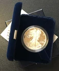 1999 Proof American Silver Eagle with Box & COA - ENN COINS #PB