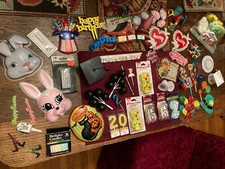 Lot of Cake Decorating Decorations For Cakes  Around 109 Pieces  