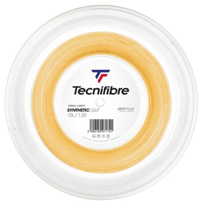 Tecnifibre SYNTHETIC GUT Tennis Squash Saite - 1,35mm/15L - 200m Rolle - Gold