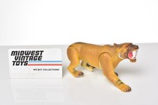 DINO RIDERS 1989 Sabre Tooth Tiger figure ice age Tyco posable Rare HTF