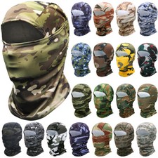 Military Face Mask Tactical Balaclava UV Protection Sun Head Hood for Men Women