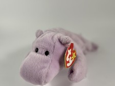 Retired And Very Rare: Happy TY Beanie Baby Lavender 1993 P.V.C. Pellets