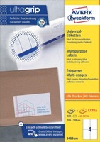 Avery Zweckform 3483-200 Universal Etiketten 800 Plus 80 Klebeetiketten