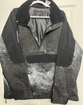 NWOT Rag & Bone Long Sleeve Vale Cotton Nylon Anorak Relaxed Mens Jacket Large