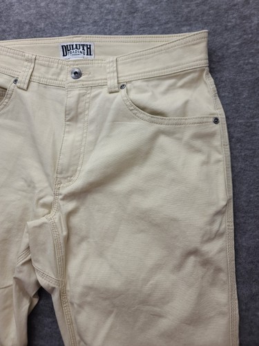 Duluth Trading Flex Fire Hose Jeans Mens 32x30 Standard Fit Bootcut Stretch Work - Picture 6 of 16