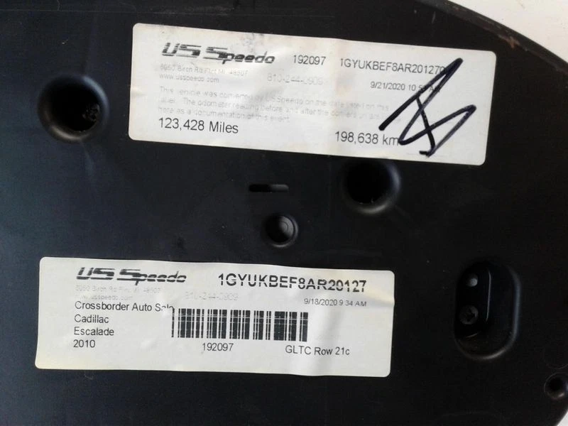 Cadillac Escalade EXT 2010-2011 velocímetro Speedo Cluster OEM Foto 3 de 4