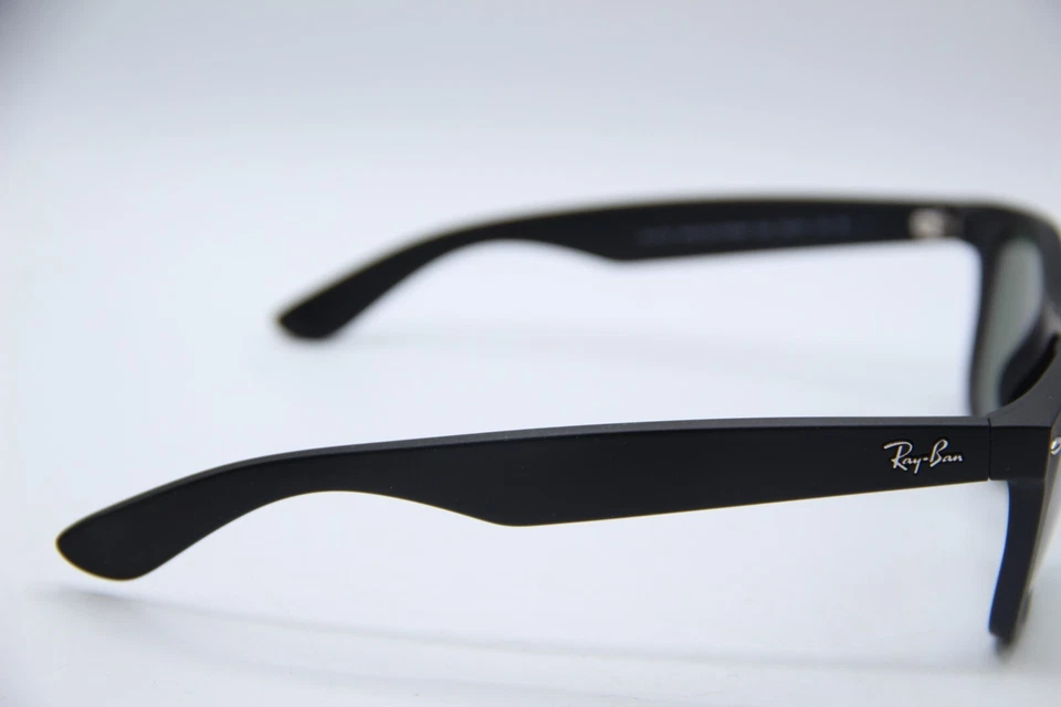 NUEVO RAY-BAN RB 2132 622 WAYFER NEGRO LENTE G-15 MARCOS AUTÉNTICOS GAFAS DE SOL 58-18 Foto 4 de 4