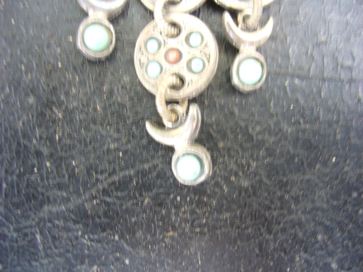 Boucles D'oreilles Pendentif Reminiscence Zoe Coste - Vintage, Clips Argentés, Made In France, Occasion