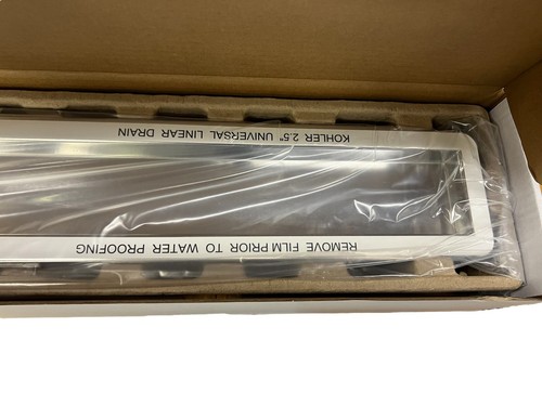 Kohler K-80646-NA 2-1/2" x 36"- 60" Adjustable Linear Shower Drain Channel - Picture 5 of 5