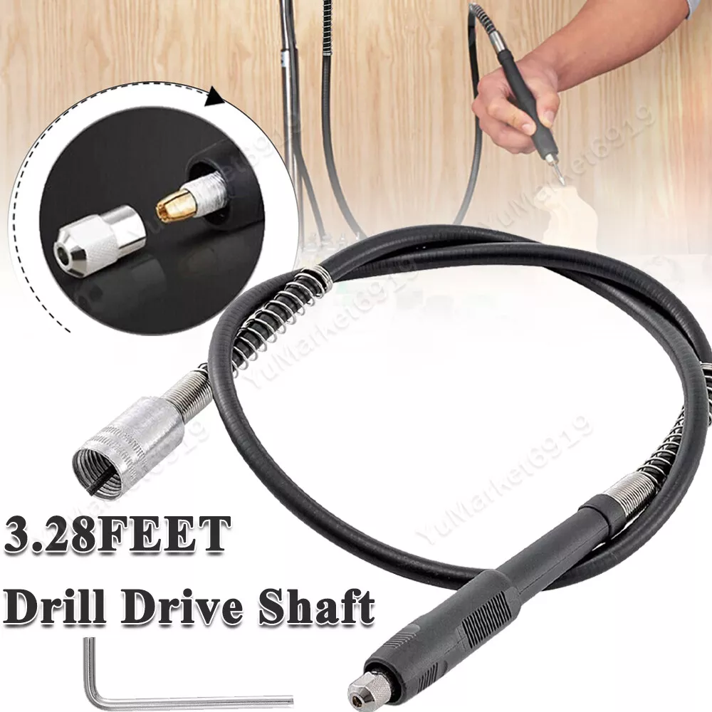 Flex Shaft Adapter Attachment Flexible Drill Extension Cable Chuck