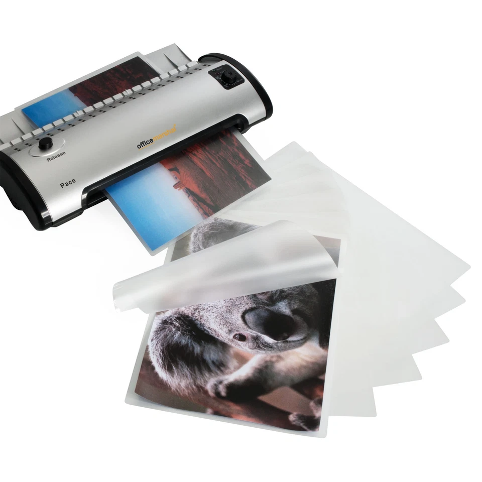 OFFICE MARSHAL® Schutzfolie für Fotos Bilder Fotalbum Sammelalbum Baby Album Einsteck Foto Alben