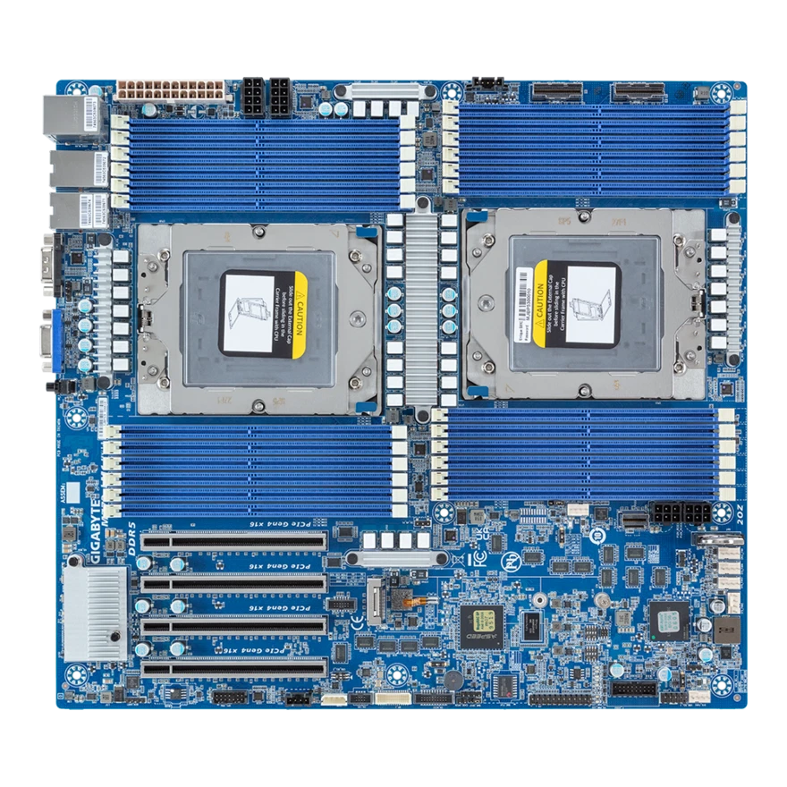 Gigabyte MZ73-LM1 +2x AMD EPYC GENOA SP5 ZEN4 9654 96c/192t 2.4GHz Processor - Image 4 of 4