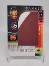 Kyle Connor 2020-21 SP Game Used 2019 NHL Heritage Classic Banner Year HC20KC