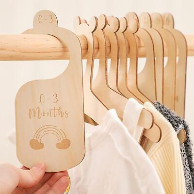 Pieces Double Sided Baby Closet Dividers Nursery Clothes