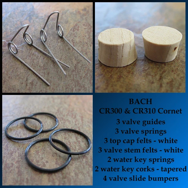 Bach CR300 & CR310 Cornet Parties Kit À Reconstruction Votre Corne - Photo 2/2