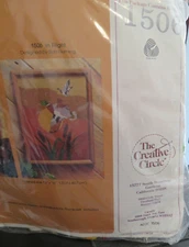 In Flight 1506 Needlepoint Kit Creative Circle Duck Mallard Cattails 12 ct