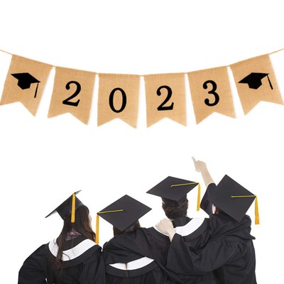 Von 2023 Bunting Graduation Zeremonie Decor Graduation Party Bunting