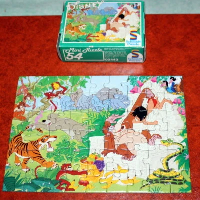 Disney Schmidt Puzzle 54 Teile 125x175 mm farbig Thema Dschungelbuch - Bild 1 von 4